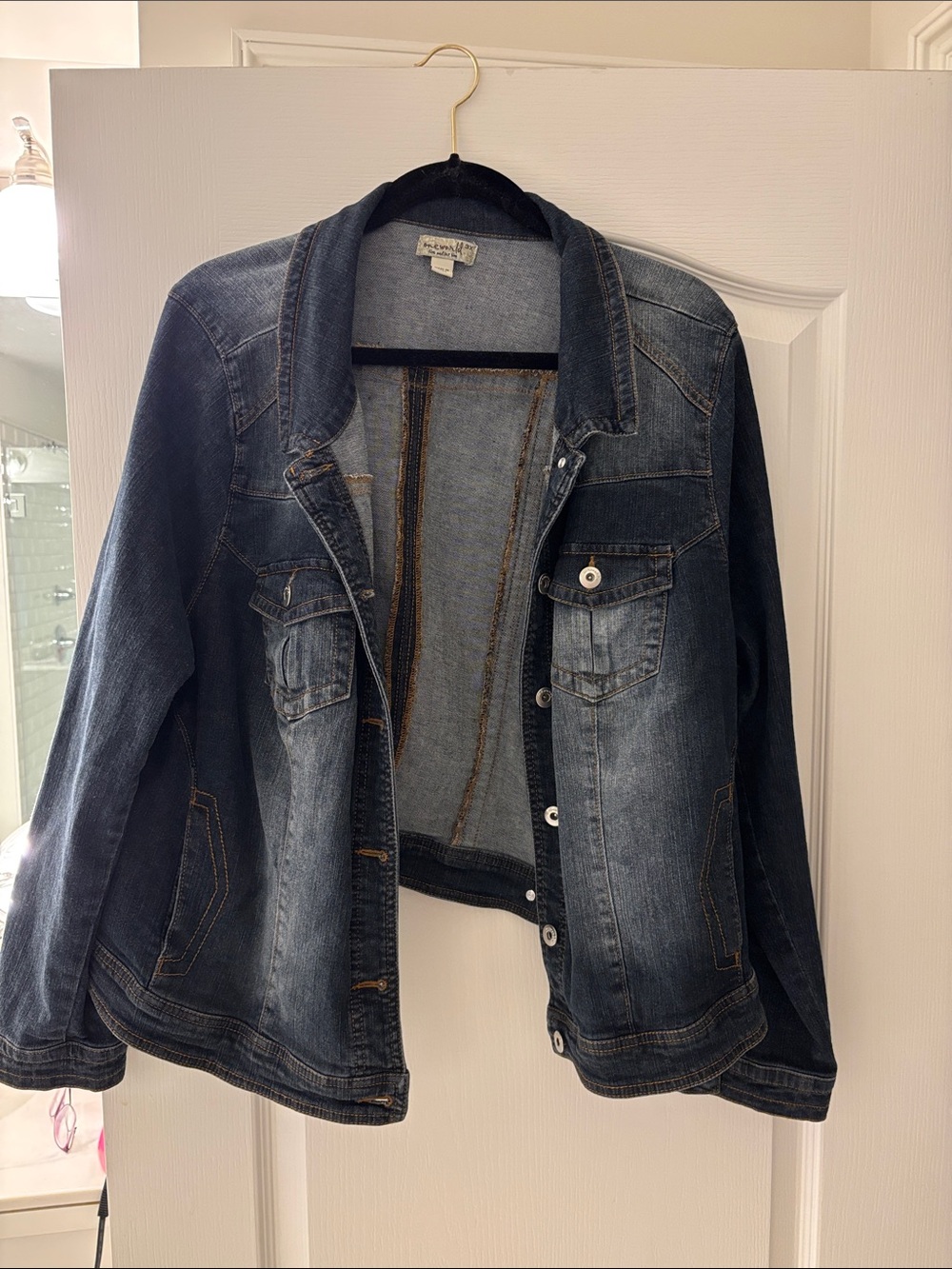 Denim Jacket in Faded Blue